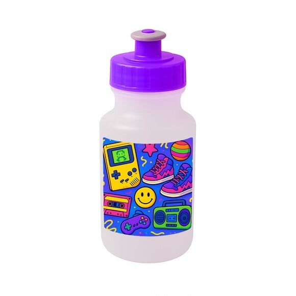 Garrafinha Squeeze Personalizada Festa Anos 90