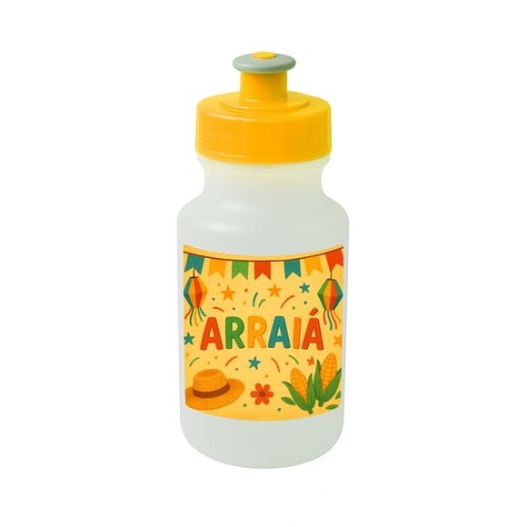 Garrafinha Squeeze Personalizada Festa Junina Arraiá