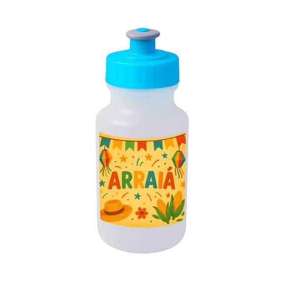 Garrafinha Squeeze Personalizada Festa Junina Arraiá