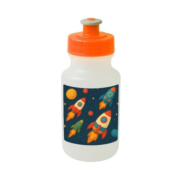 Garrafinha Squeeze Personalizada Foguetes