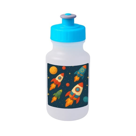 Garrafinha Squeeze Personalizada Foguetes