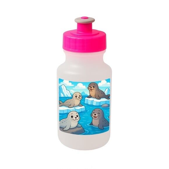 Garrafinha Squeeze Personalizada Focas