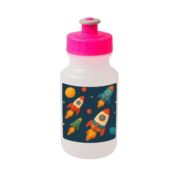 Garrafinha Squeeze Personalizada Foguetes