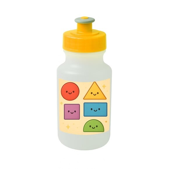 Garrafinha Squeeze Personalizada Formas Geométricas