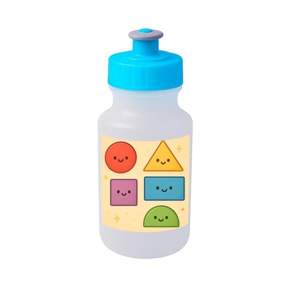 Garrafinha Squeeze Personalizada Formas Geométricas