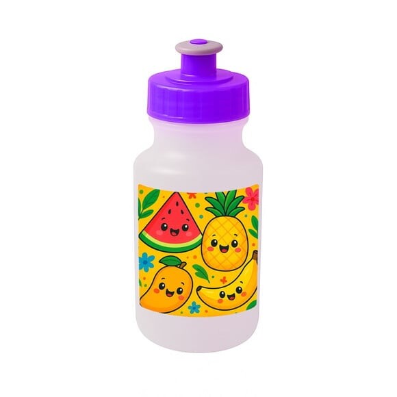 Garrafinha Squeeze Personalizada Frutas Tropicais