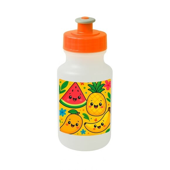Garrafinha Squeeze Personalizada Frutas Tropicais