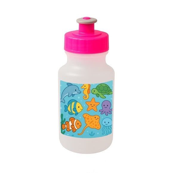 Garrafinha Squeeze Personalizada Fundo do Mar