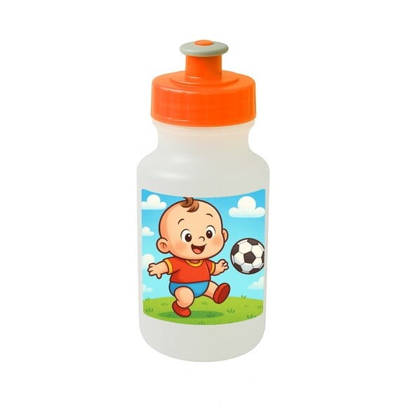 Garrafinha Squeeze Personalizada Futebol Baby