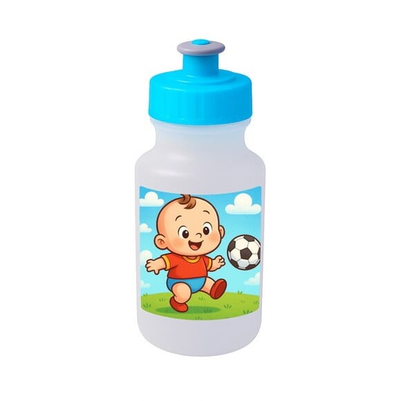 Garrafinha Squeeze Personalizada Futebol Baby