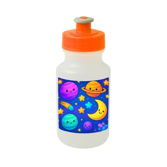 Garrafinha Squeeze Personalizada Galáxia Encantada