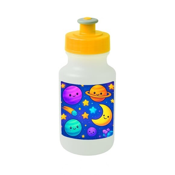 Garrafinha Squeeze Personalizada Galáxia Encantada