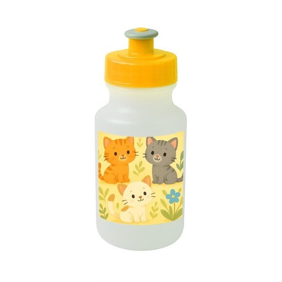 Garrafinha Squeeze Personalizada Gatinhos