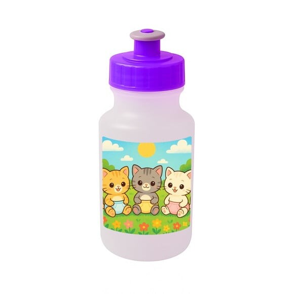 Garrafinha Squeeze Personalizada Gatinhos Baby
