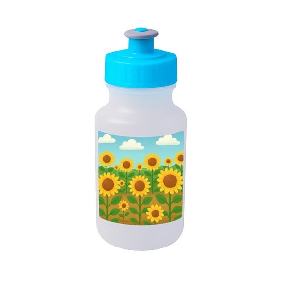 Garrafinha Squeeze Personalizada Girassóis