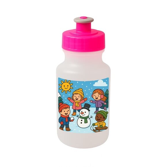Garrafinha Squeeze Personalizada Inverno Divertido
