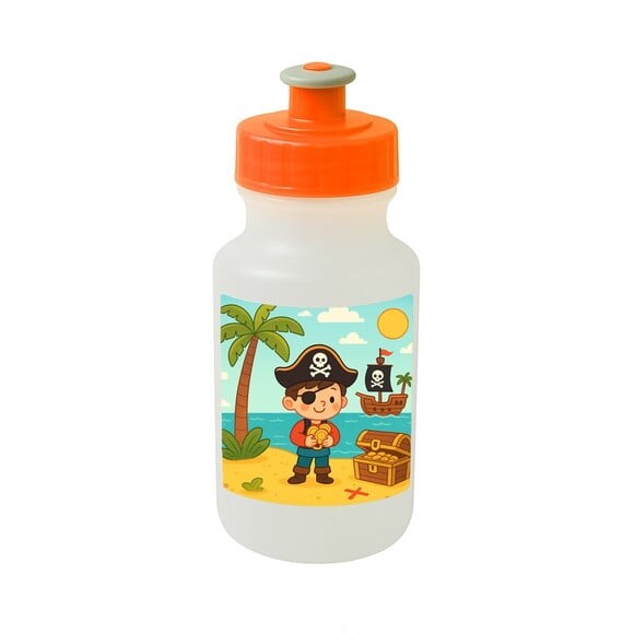 Garrafinha Squeeze Personalizada Ilha Pirata