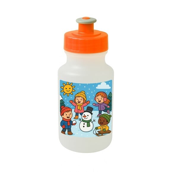 Garrafinha Squeeze Personalizada Inverno Divertido