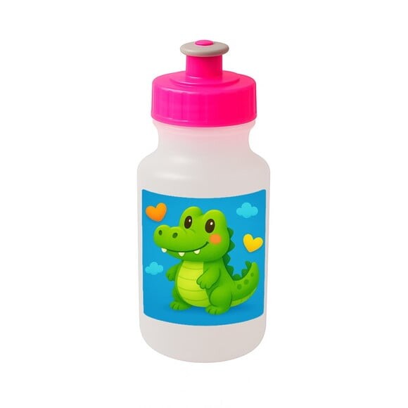 Garrafinha Squeeze Personalizada Jacaré Baby
