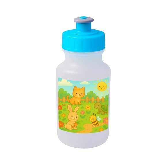 Garrafinha Squeeze Personalizada Jardim dos Bichinhos