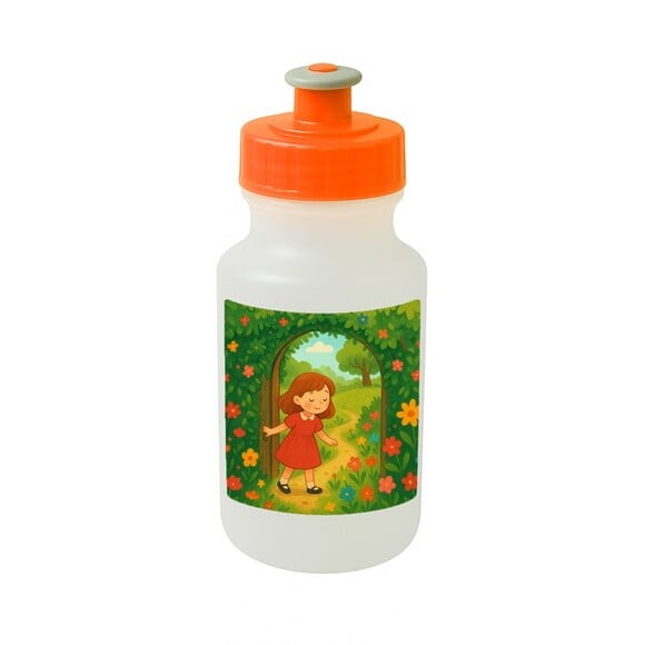 Garrafinha Squeeze Personalizada Jardim Secreto
