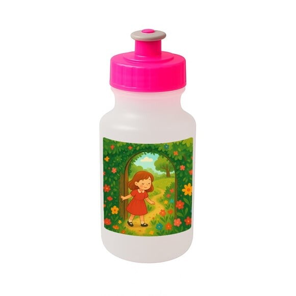 Garrafinha Squeeze Personalizada Jardim Secreto