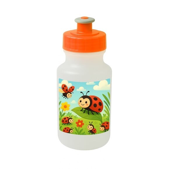 Garrafinha Squeeze Personalizada Joaninhas