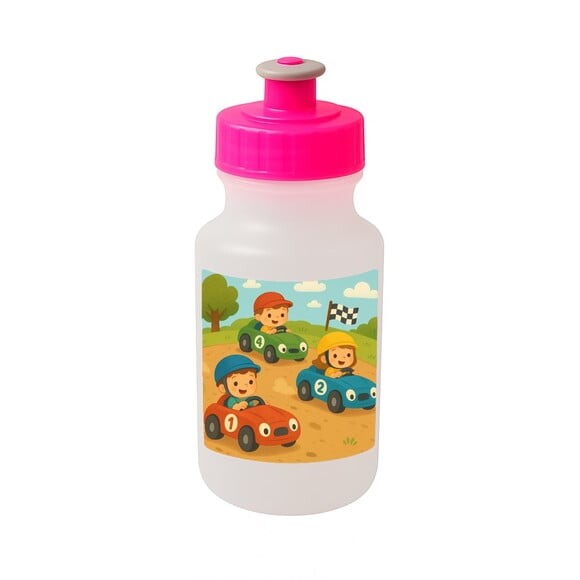 Garrafinha Squeeze Personalizada Kart Infantil