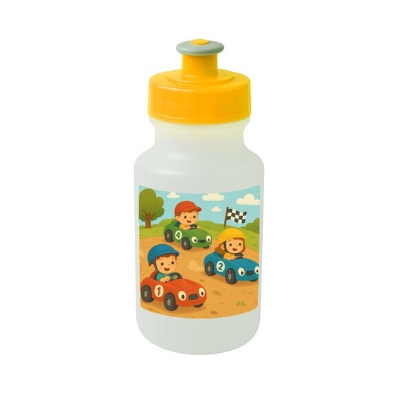 Garrafinha Squeeze Personalizada Kart Infantil