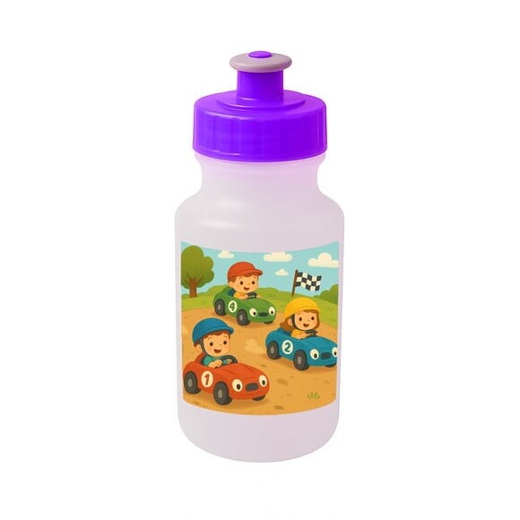 Garrafinha Squeeze Personalizada Kart Infantil