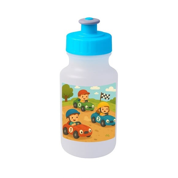 Garrafinha Squeeze Personalizada Kart Infantil