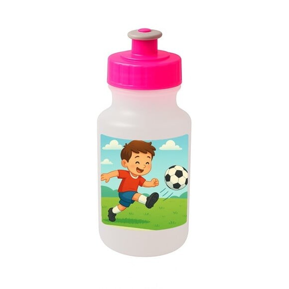 Garrafinha Squeeze Personalizada Jogador de Futebol