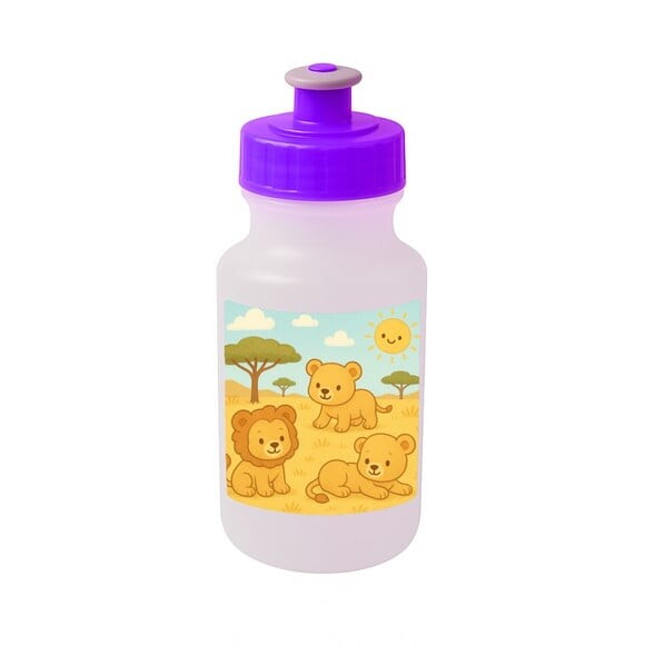 Garrafinha Squeeze Personalizada Leãozinhos