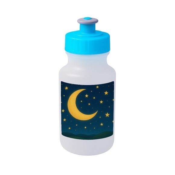 Garrafinha Squeeze Personalizada Lua e Estrelas