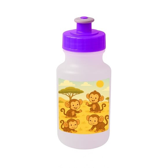 Garrafinha Squeeze Personalizada Macaquinhos