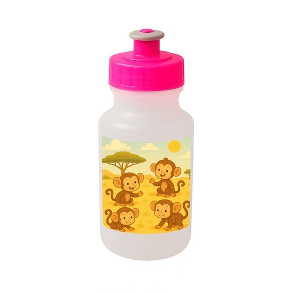 Garrafinha Squeeze Personalizada Macaquinhos