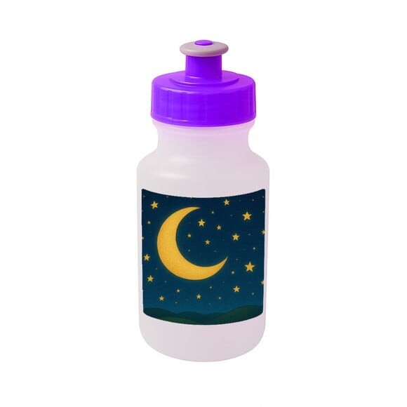 Garrafinha Squeeze Personalizada Lua e Estrelas