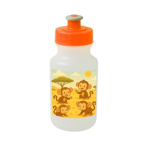 Garrafinha Squeeze Personalizada Macaquinhos