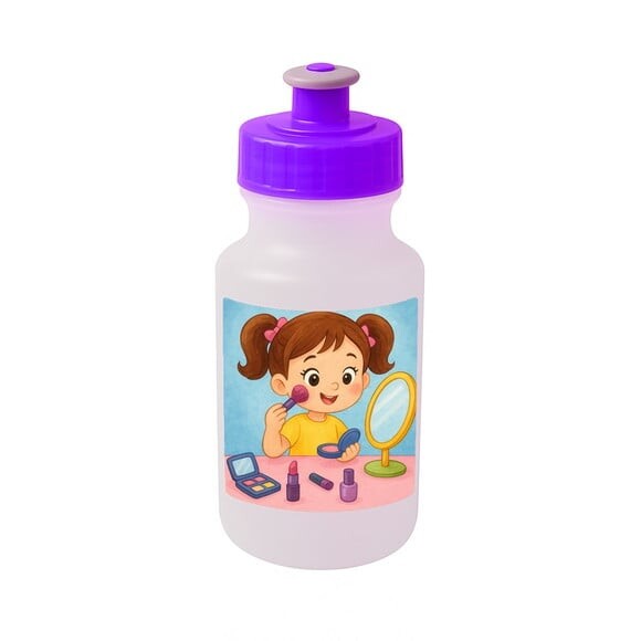 Garrafinha Squeeze Personalizada Maquiagem