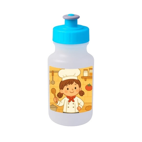 Garrafinha Squeeze Personalizada Mini Chefe Menina