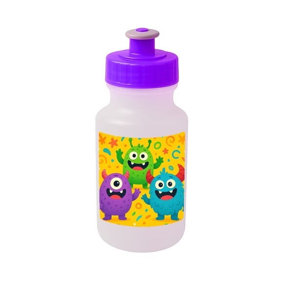 Garrafinha Squeeze Personalizada Monstrinhos