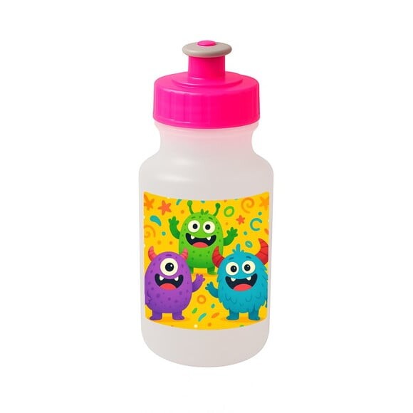 Garrafinha Squeeze Personalizada Monstrinhos