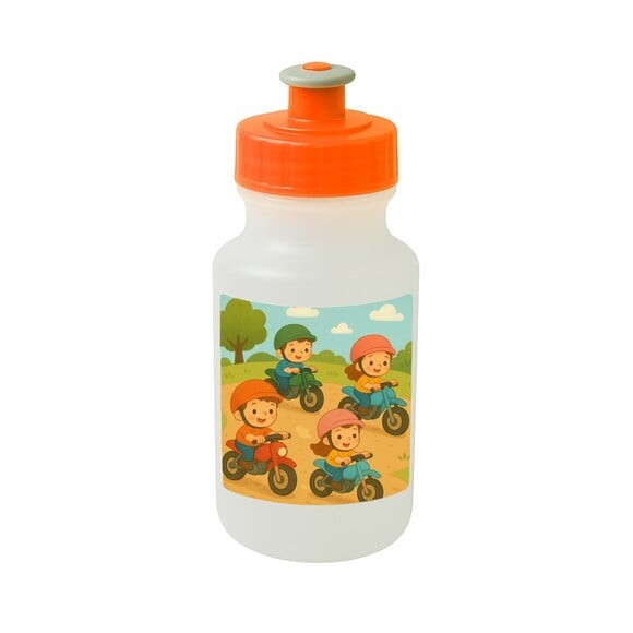 Garrafinha Squeeze Personalizada Motocicletas Kids