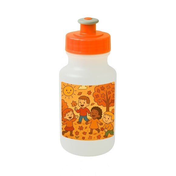 Garrafinha Squeeze Personalizada Outono Divertido