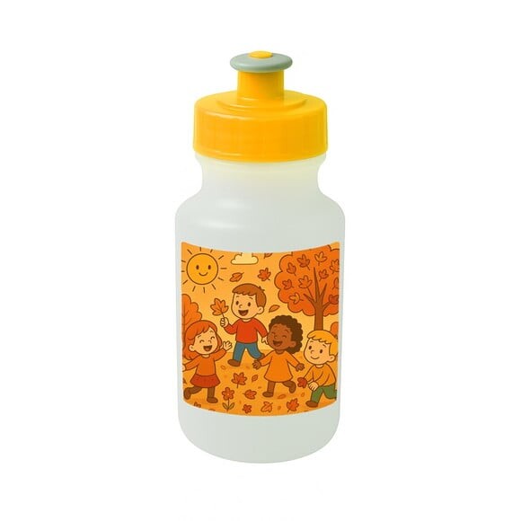 Garrafinha Squeeze Personalizada Outono Divertido