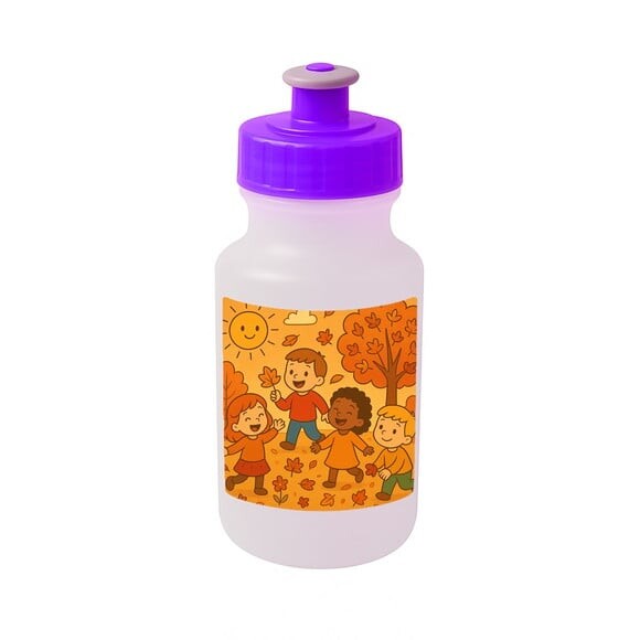 Garrafinha Squeeze Personalizada Outono Divertido