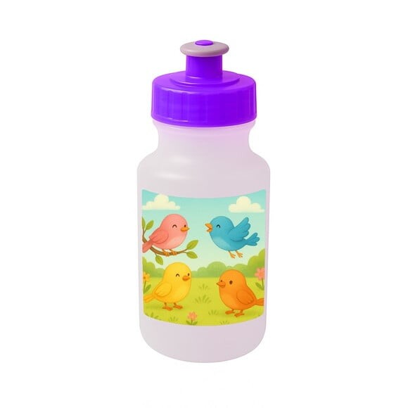 Garrafinha Squeeze Personalizada Passarinhos