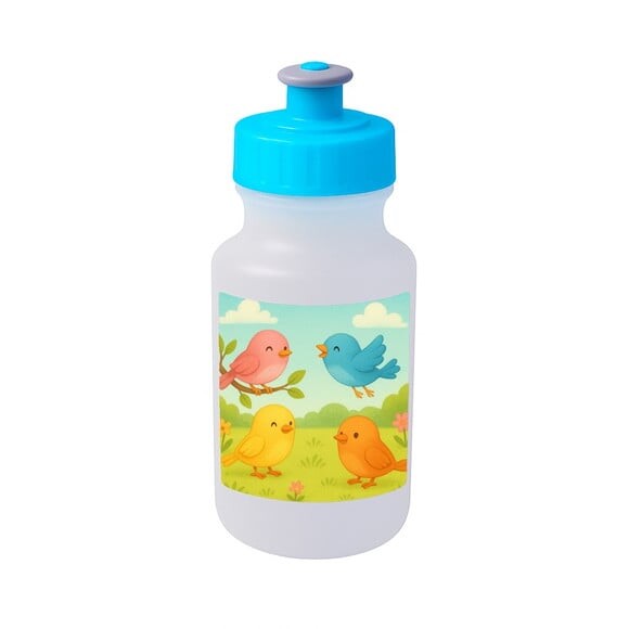 Garrafinha Squeeze Personalizada Passarinhos