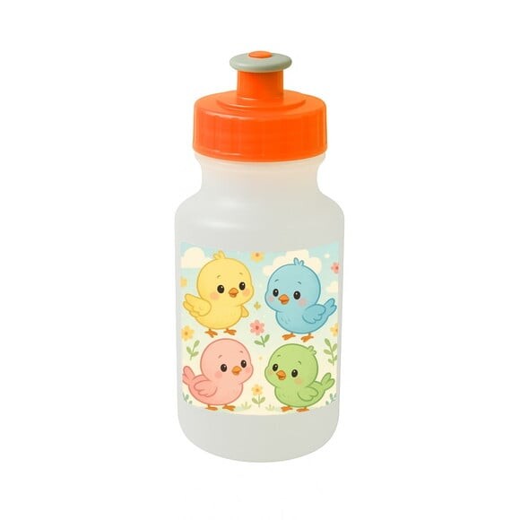 Garrafinha Squeeze Personalizada Passarinhos Baby