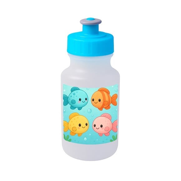 Garrafinha Squeeze Personalizada Peixinhos Baby